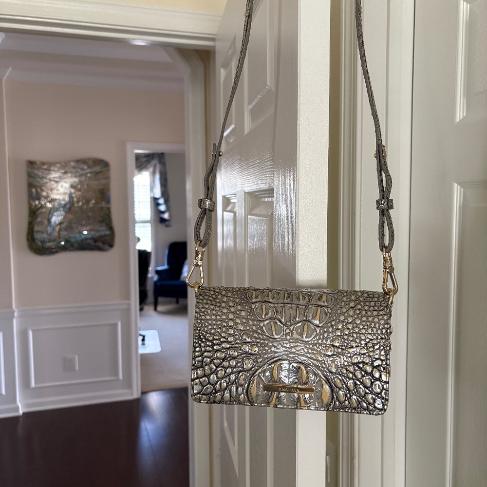 Brahmin Minuette -Chrome Melbourne NWOT